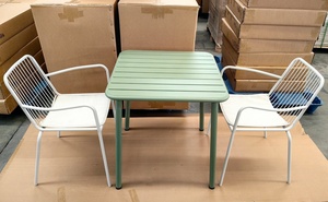 <span class=keywords><strong>Mesa</strong></span> de hierro de <span class=keywords><strong>alta</strong></span> calidad, marco de Metal, <span class=keywords><strong>mesa</strong></span> de comedor al aire libre, hogar, restaurante, café, Patio, Bistro, <span class=keywords><strong>mesa</strong></span> de cena cuadrada - Product Image 4