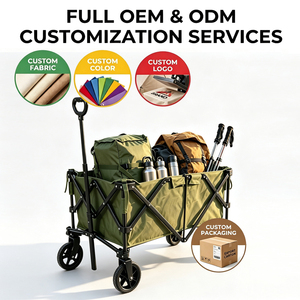 Chariot de camping super léger 8,6 kg en aluminium 6061-T6 avec finition oxydée, pliable - Product Image 2