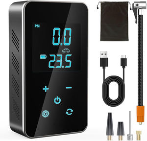 Wholesale Full Screen Display Tire Newest 150PSI Rechargeable Air Compressor <b>12V</b> Cable <b>USB</b> Charging Line Auto Stop Mini - Product Image 5