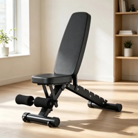 Banc d'entraînement commercial robuste 400KG capacité inclinaison réglable banc plat pour salle de musculation