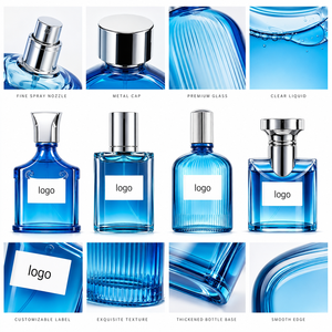 Coffret de parfum pour homme Blue Bottle original, prêt à être expédié, Eau de Parfum, parfum boisé océanique longue tenue, Cologne moderne, vente en gros - Product Image 4
