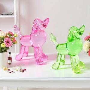 Ornement licorne transparent en résine, mini dessin animé créatif transfrontalier, décoration de bureau et de maison - Product Image 3