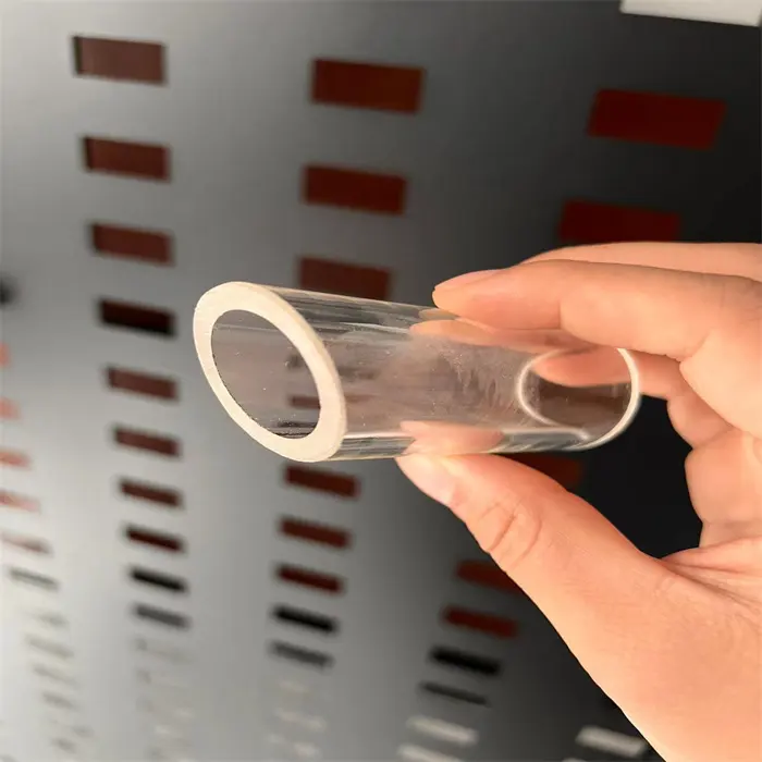 Tubos de vidrio de borosilicato personalizados de alta temperatura, forma especial, venta al por mayor