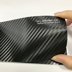 <span class=keywords><strong>Film</strong></span> de protection automobile en fibre de carbone noire réaliste 3D 4D 5D 6D avec technologie Air Release et <span class=keywords><strong>film</strong></span> PVC souple à changement de couleur pour carrosserie - Product Image 3