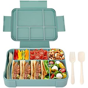 बच्चों 1330ML Bento बॉक्स के साथ वयस्क दोपहर के भोजन के बॉक्स कंटेनर Bento बक्से <span class=keywords><strong>6</strong></span> डिब्बों - Product Image 1