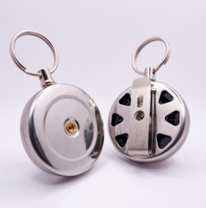 Porte-badge robuste en acier inoxydable 304 de 53 pouces, haute performance, léger (60g), pour la plongée et les sports nautiques - Product Image 1