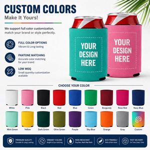Custom Printing Sublimation 12oz Neoprene Can <b>Cooler</b> Stubby Holder With Logo Gift Neoprene Collapsible Beer Can <b>Cooler</b> Holder - Product Image 5