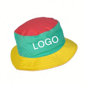 Chapeau de soleil d'été léger et pliable pour l'extérieur, avec logo personnalisé, bicolore, dégradé et styles variés, idéal comme cadeau promotionnel - Product Image 1