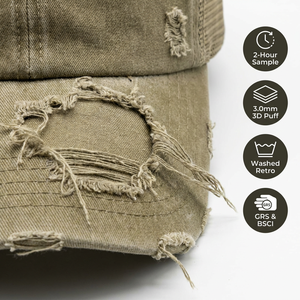 Gorra Trucker YKZG Y2K Verde Bosque, Estilo Vintage Desgastado, Malla de Velour, con Logotipo Personalizado en 3D, Unisex, para Pesca y Actividades al Aire Libre - Product Image 4