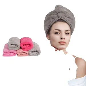 Hair Turban Towel Luxury Hair Turban Microfibre Towel Microfiber Turban Towel Magic Hair Drying Cap