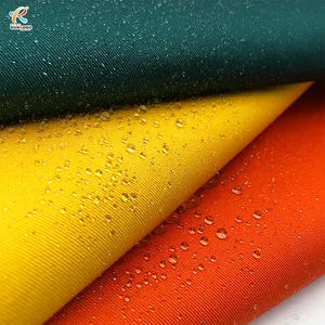 Rundong निविड़ अंधकार 80% पॉलिएस्टर 20% कपास रंगे पानी प्रतिरोधी बुना टीसी 80/20 टवील workwear वर्दी के लिए greta कपड़े