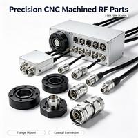 Connecteur et adaptateur coaxiaux RF de haute précision, usinage CNC personnalisé, accessoires de connecteurs RF pour la communication