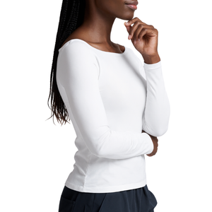 Vêtements de sport décontractés à manches longues, style de marque, haut à col rond, respirant, fitness, gym, haut de yoga confortable pour femmes - Product Image 2