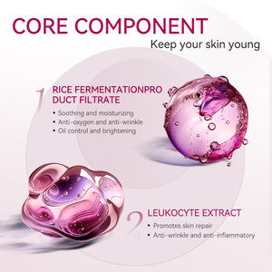 Arroz Natural Procesado y Personalizado para el Cuidado Facial de la Piel, Reafirmante de Glóbulos Blancos, Antiarrugas, Reparador, Hidratante con Ácido Hialurónico - Product Image 2