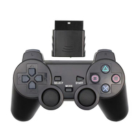 Control de Juego con Motor de Vibración Simple/Doble, Joystick P2 Cómodo con Hebillas, Varios Colores, Inalámbrico 2.4GHz