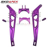 Conjunto de Brazo Oscilante Trasero CNC para Motocicleta Eléctrica Sur Ron Light Bee, Piezas de Mejora de Chasis de Suspensión Trasera de Aleación de Aluminio