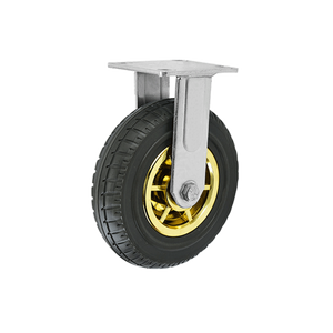 Rueda giratoria Ruedas de capacidad de carga de 550kg Goma de 4 pulgadas con placa superior de frenos Rueda giratoria de alta resistencia de 6 pulgadas - Product Image 4