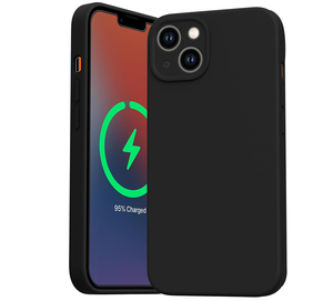 Étui pour téléphone portable en silicone liquide classique pour iPhone 17 Pro, avec aimant, doublure en microfibre douce anti-rayures - Product Image 2
