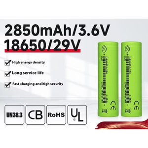 Batterie lithium-ion cylindrique 18650 3,6 V 2850 mAh pour aspirateurs et perceuses électriques - Product Image 2