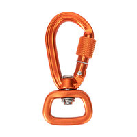 4KN 7075 alliage petite vis verrouillage métal Mini mousqueton Clip mousqueton pour laisse de chien