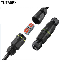 Connecteur d'alimentation étanche IP68 32A 450V 2 3 5 broches, fiche industrielle circulaire pour aviation, connecteur de câble extérieur