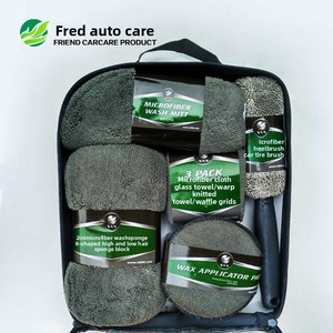 工場直送9点マイクロファイバー洗車・清掃キット-カーケア用品ツール＆ギフトセット卸売可能 - Product Image 4