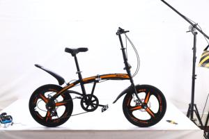 Vélo pliant pour adultes <span class=keywords><strong>de</strong></span> 20 pouces à 7 vitesses, frein à disque, fourche en acier, vélo <span class=keywords><strong>de</strong></span> <span class=keywords><strong>ville</strong></span> pour hommes et femmes, capacité <span class=keywords><strong>de</strong></span> charge <span class=keywords><strong>de</strong></span> 150 kg - Product Image 3