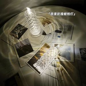 <span class=keywords><strong>Bougie</strong></span> Électronique LED à Motif de Rose - Lumière Décorative Sans Flamme pour Mariage et Anniversaire avec Arrangement en Plastique - Product Image 4