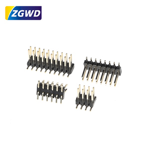 1.27mm Pitch Double-<strong>Row</strong> 1.0mm Height Gold-Plated SMT <strong>Socket</strong> Header Connector <strong>Pin</strong> <strong>Socket</strong> for <strong>PCB</strong> Application - Product Image 1