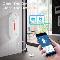 Tuya Smart Wifi Capteur de fuite d'eau Alerte d'inondation App Alarme sonore pour Smart Home Smart Life Detector