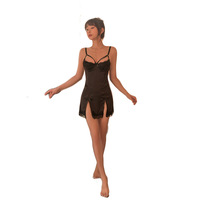 Nouvelle chemise de nuit sexy sans manches en chlorofibre, camisole d'été rafraîchissante pour femme, lingerie de nuit séduisante en dentelle avec dos plongeant audacieux