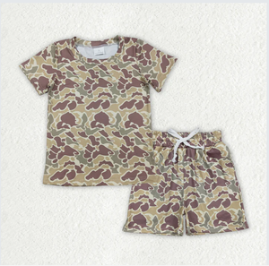 Conjunto de Pantalones Cortos de Camuflaje para Niños Boutique Boys BSSO1909 - Product Image 5