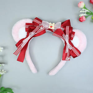 عصابة رأس على شكل دب على شكل حيوانات لطيفة عصابة رأس للفتيات على شكل دب لوليتا - Product Image 2