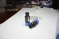 Adaptateur de haut-parleur 4 pôles, connecteur de câble audio-vidéo, broches en cuivre nickelées, étanche, C-NL4FC, prise Speakon 4 broches