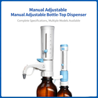 Dispensador de Botellas DispensMate-Pro de DLAB, Resistente a la Corrosión, Volumen Ajustable
