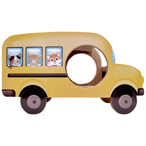 100% Recycled Reversible <strong>Cat</strong> Scratcher Car Shape Cardboard Durable <strong>Scratching</strong> <strong>Pad</strong> - Product Image 1