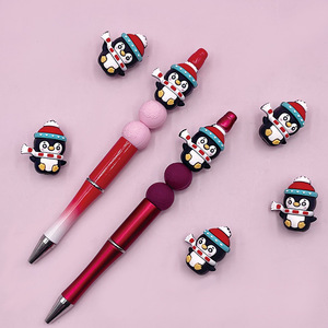 Bolígrafo de Silicona 3D con Diseño de Pingüino para Uso Promocional - Product Image 4