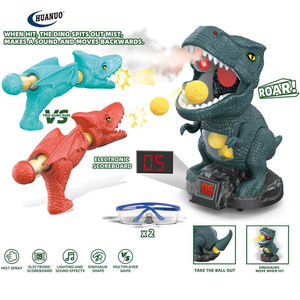 Kinderen Beweegbare Schietspellen Met 2 Luchtpomp Launcher Led Score Record Spray Effect Geluid Dinosaurus Speelgoed Schieten Pistool - Product Image 6