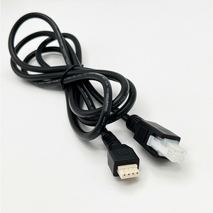 黑色聚氯乙烯注塑5557端子橡胶外壳电缆Molex4.2mm2 * 2针至5264端子线束电缆 - Product Image 4