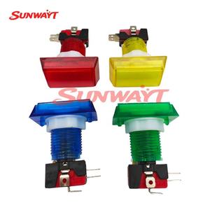 Botón Rectangular de Arcade de 51*33mm con Interruptor y Luz LED para Máquinas de Juegos Arcade que Funcionan con Monedas - Product Image 6