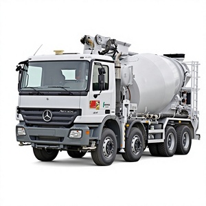 Camion malaxeur à béton Mercedes-Benz Actros 8x4 Diesel Blanc Système entièrement hydraulique Haute efficacité Faible entretien 11946 cm - Product Image 1