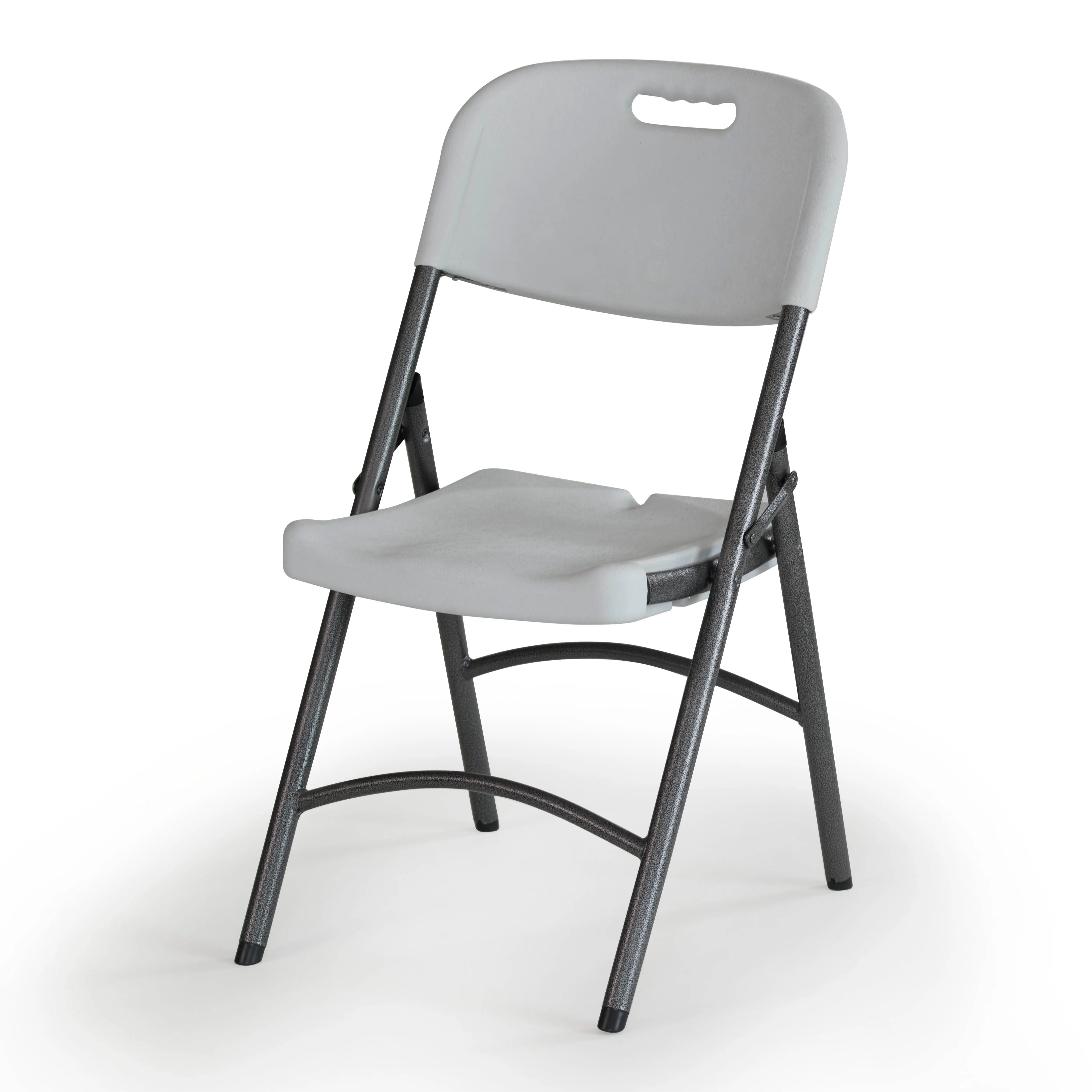 High quality portable white folding chair folded for events parties