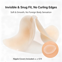 Vente directe usine : Coussinets de poitrine en silicone liquide pour petites poitrines, pour augmenter la taille de la poitrine, soutiens-gorge invisibles et inserts de soutien-gorge