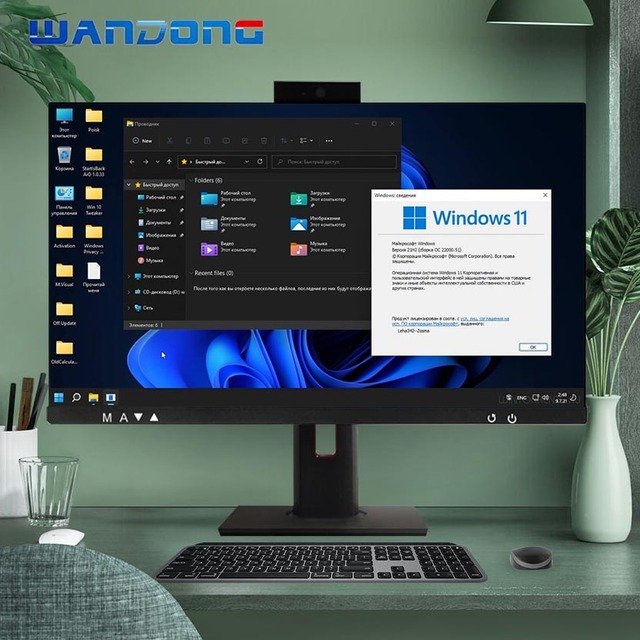 Touch Screen 23.8 24 Inch Hardware & Software Core I5 I7 I9 CPU Gamer All in One Pc Gaming Desktop All in One Computers