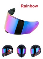 Visières LS2 pour casques de moto FF320 Stream, FF353 Rapid, FF328, FF800 – Lentilles de rechange originales noires, iridium, argentées