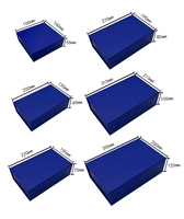 Grande boîte d'emballage cadeau pliable et plate personnalisable couverture magnétique monobloc portable pour chaussettes boîte cadeau pliable