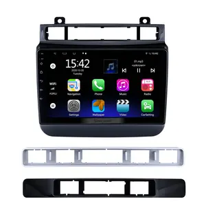 9 inç HD dokunmatik ekran Android 13.0 için 2011-2017 VW Volkswagen yeni Touareg araba radyo GPS navigasyon sistemi ile Carpla