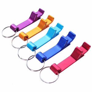 Ý tưởng quà tặng nhà máy Bán buôn giá rẻ tùy chỉnh kim loại <span class=keywords><strong>Opener</strong></span> với logo nhôm bia tùy chỉnh Keychain mở chai logo của bạn - Product Image 5