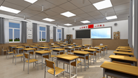 Ensemble de bureau et de chaise d'école philippin, mobilier d'école primaire unique, ensemble de bureaux d'étudiant de classe avec structure métallique