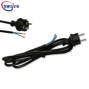 Germany CEE 7/7 Right Angle Plug Male Female Schuko power cord